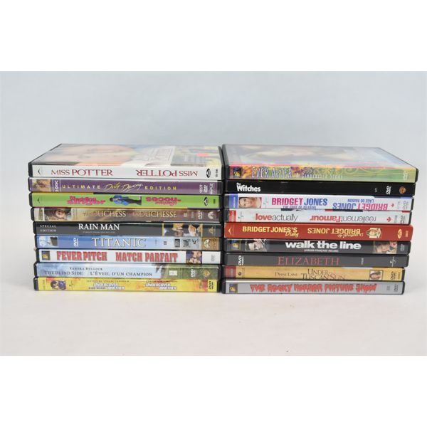 Box Lot 18 DVDs