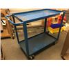 Image 2 : SHIPPERS SUPPLY BLUE METAL MOBILE WORK CART