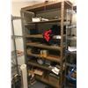 Image 3 : 1 BROWN METAL SHELF RACKING UNIT ( APPROX. 4'W X 2'D X 8'H ) *CONTENTS NOT INCLUDED*