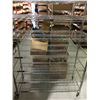 Image 2 : 8 TIER CHROME FINISH METRO STYLE MOBILE RACK ( APPROX. 4'W X 1.5'D X 7'H ) *CONTENTS NOT INCLUDED*