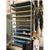 Image 1 : 2 SHELF RACKING UNITS-BLUE/GREY APPROX. 8FT X 4FT X 2FT AND BEIGE APPROX.7FT X 4FT X 2FT