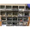 Image 2 : ROLLING METAL SHOP CART & WALL MOUNT PARTS STORAGE UNIT (NUTS/BOLTS/HARDWARE INCLUDED)