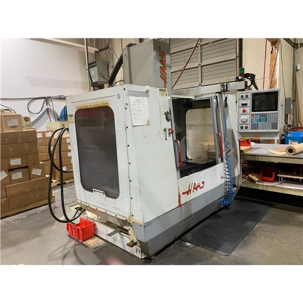 *H/C* 1995 HAAS VF 2 VERTICAL MILLING MACHINE W/UMBRELLA MOUNT 20 TOOL CAROUSEL *ALL TOOLING SOLD