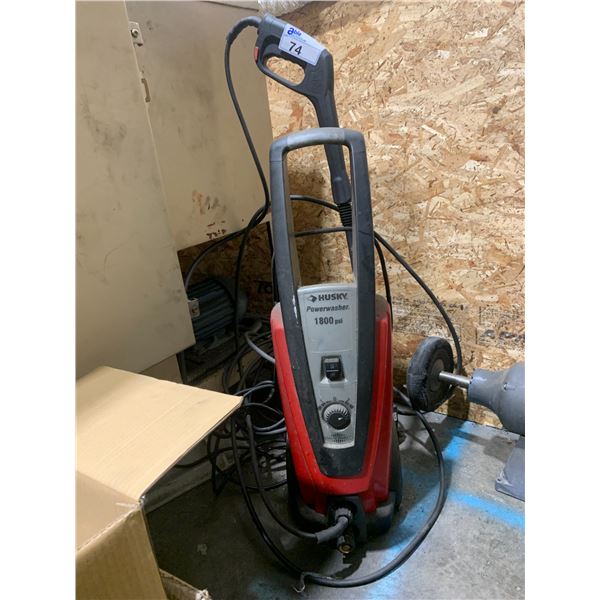 HUSKY 1800PSI ELECTRIC PRESSURE WASHER WITH WAND & HOSE