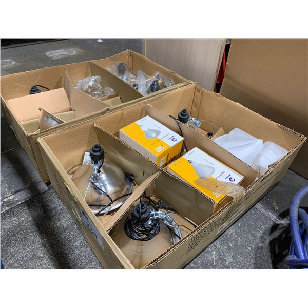 2 BOXES OF MULTI-PURPOSE CLAMP-LAMPS