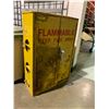 Image 1 : SMALL FLAMMABLES WALL MOUNT CABINET & LARGE LIDDED STORAGE BIN