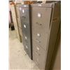 Image 2 : GROUP OF 4 - 4 DRAWER OFFICE FILING CABINETS