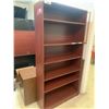 Image 1 : GROUP OF 4 OFFICE FURNITURE PIECES-2 BOOKSHELVES & 2 PRINTER STANDS