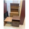 Image 2 : GROUP OF 4 OFFICE FURNITURE PIECES-2 BOOKSHELVES & 2 PRINTER STANDS