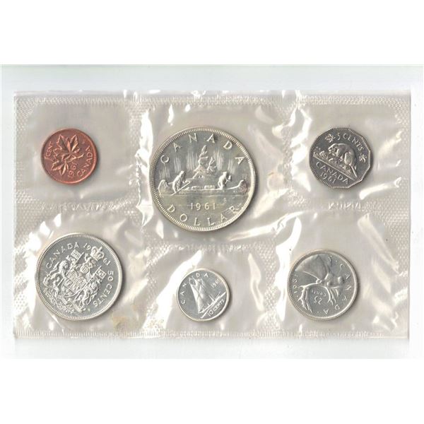 1961 Canada Silver PL set, come with COA and envelope