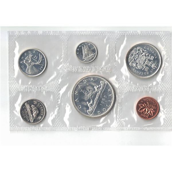 1965 Canada Silver PL set, come with COA and envelope(SmBds Blt 5 $)