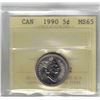 Image 1 : 1990 Canada 5¢ PCCS MS65 (Professional Coin Certification System)