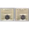 Image 1 : 2008-2009- 5¢ ICCS MS66 2Pcs