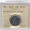 Image 1 : 2018 25¢ Caribou ICCS MS67