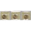 Image 1 : Lot of 3 x 2022 $1  MS64-66 PCCS (Professional Coin Certification System)