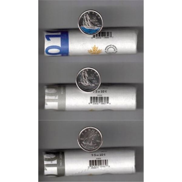 2021 10¢ Special Wrap Roll Collection, 100th Ann of Bluenose