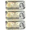 Image 1 : 3 x Consecutive 1973 $1 notes, all crisp uncirculated