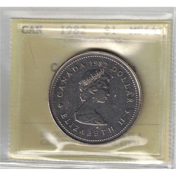 1982 Canada Nickel $1. Constitution MS64 PCCS (Professional Coin Certification System)