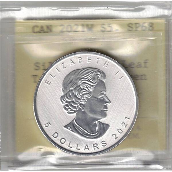 2021W Canada $5 SML Taylored Specimen SP68