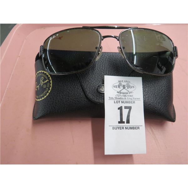 Ray Ban Aviator Style Sunglasses w/Case