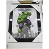 Image 1 : Framed Super Hero Wall Art - The Hulk - 18 x 24