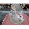 Image 1 : Lladro Girl w/Flowers