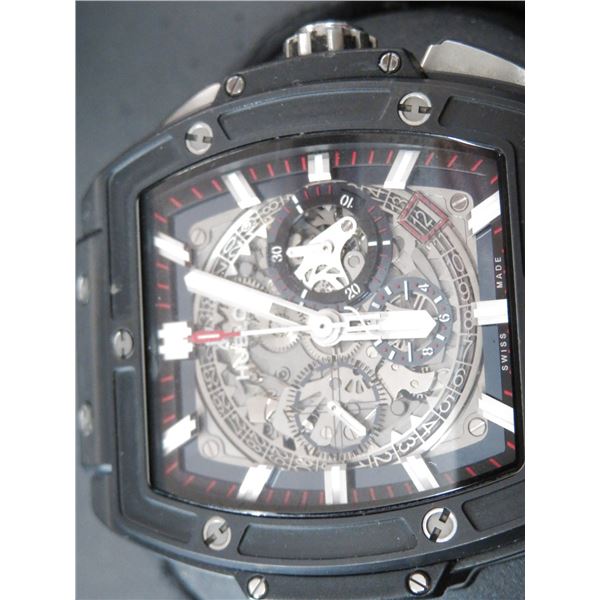 Hublot Spirit of Big Bang Chronograph Automatic Men's Watch w/Hard Case, Silver