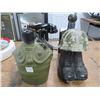 Image 1 : Ceramic Military Style Flask, Phone Decanters