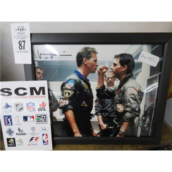 Top Gun Movie Photo Autographed Val Kilmer w/COA