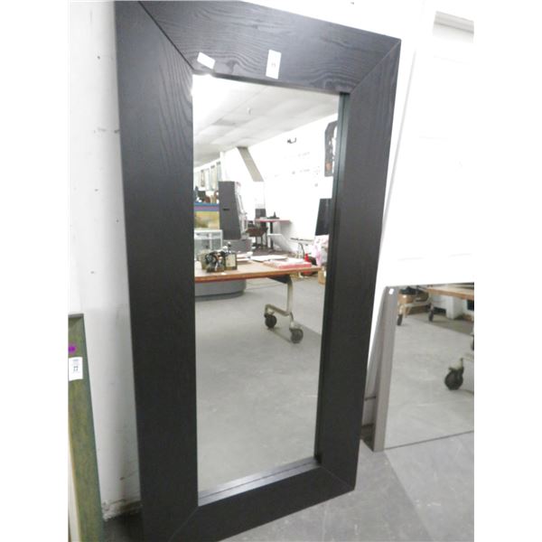 Contemporary Black Framed 6 Full Length Mirror Grey Trimmed 24 X 30 contemporary-black-framed-6-full-length-mirror-grey-trimmed-24-x-30