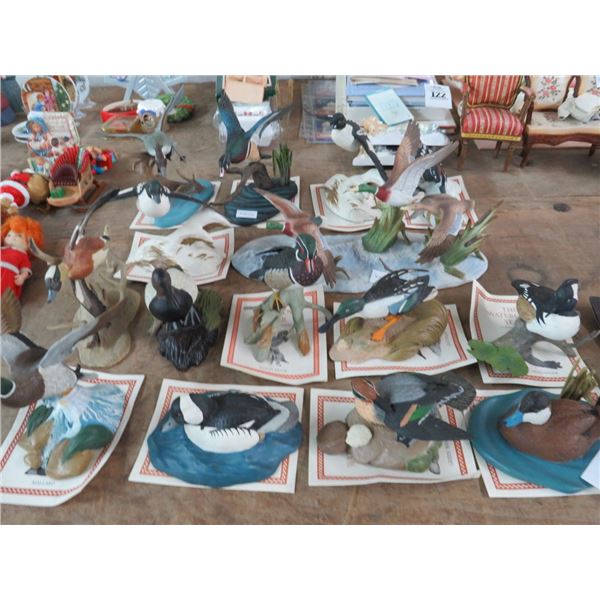 Waterfowl Bird Figurines 15, and Duck Décor