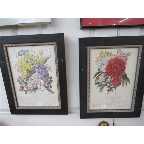 Framed Floral Wall Art - 3