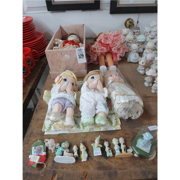 Precious Moments, Large Dolls and Tiny Miniature Lot