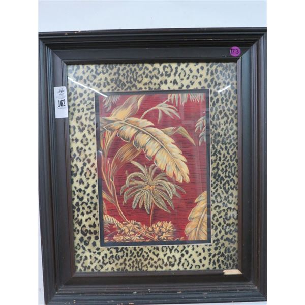 Framed Palm Wall Art - 18 x 22