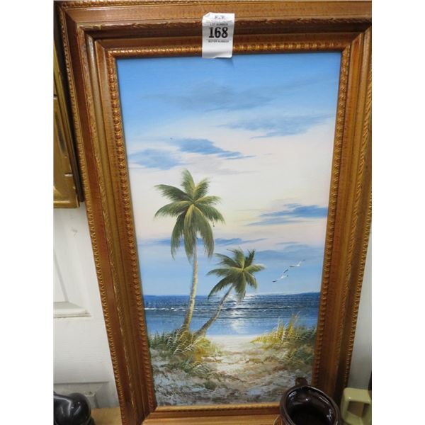 Tropical Oil On Canvas Wall Art - 2