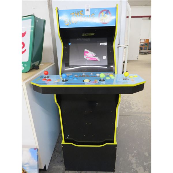 Simpsons Upright Residential Size Arcade Game