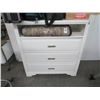 Image 2 : White 3 Drawer Dresser w/Chubby Storage