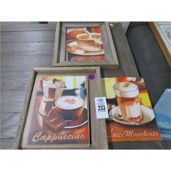 Cappuccino and Latte Wall Art