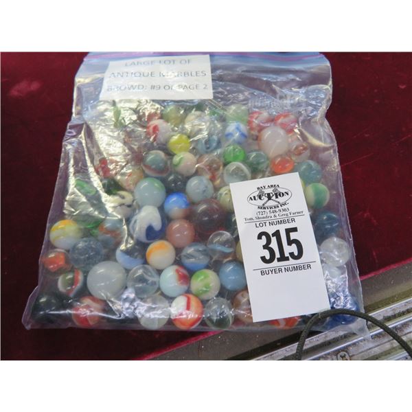 Bag of Antique Marbles