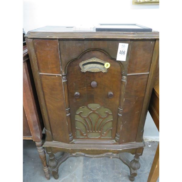 Antique Radio Cabinet