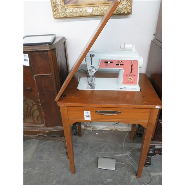 Singer Sewing Machine w/Table