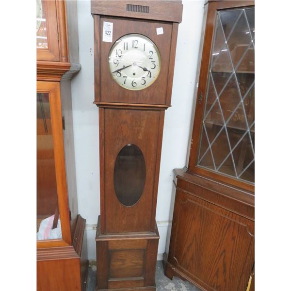 Antique Mahogany Grandmother Clock