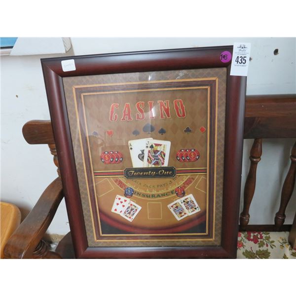 Casino Framed Wall Art - 16 x 20