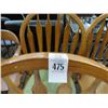 Image 2 : Oak Spindleback Dining Chairs -4