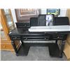 Image 1 : Mocha Bow Front Desk w/Upper