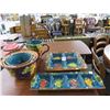 Image 1 : Colorful Fruit Divided Dishes, Bowls and Pitcher