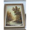 Image 1 : Framed Forest River Scene 20 x 30