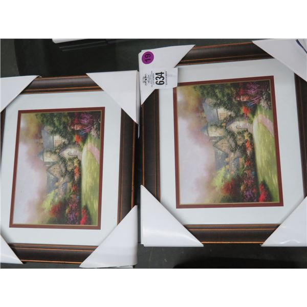 2-Kinkade Home Prints w/COA - 2 X $