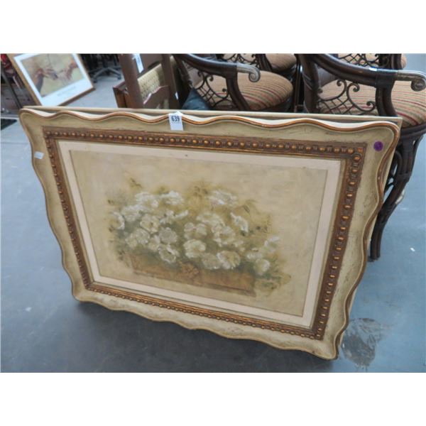 Framed Floral On Board Signed Blum - 30 x 36