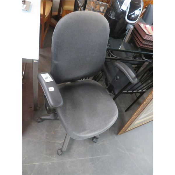 Black Secretarial Armchair